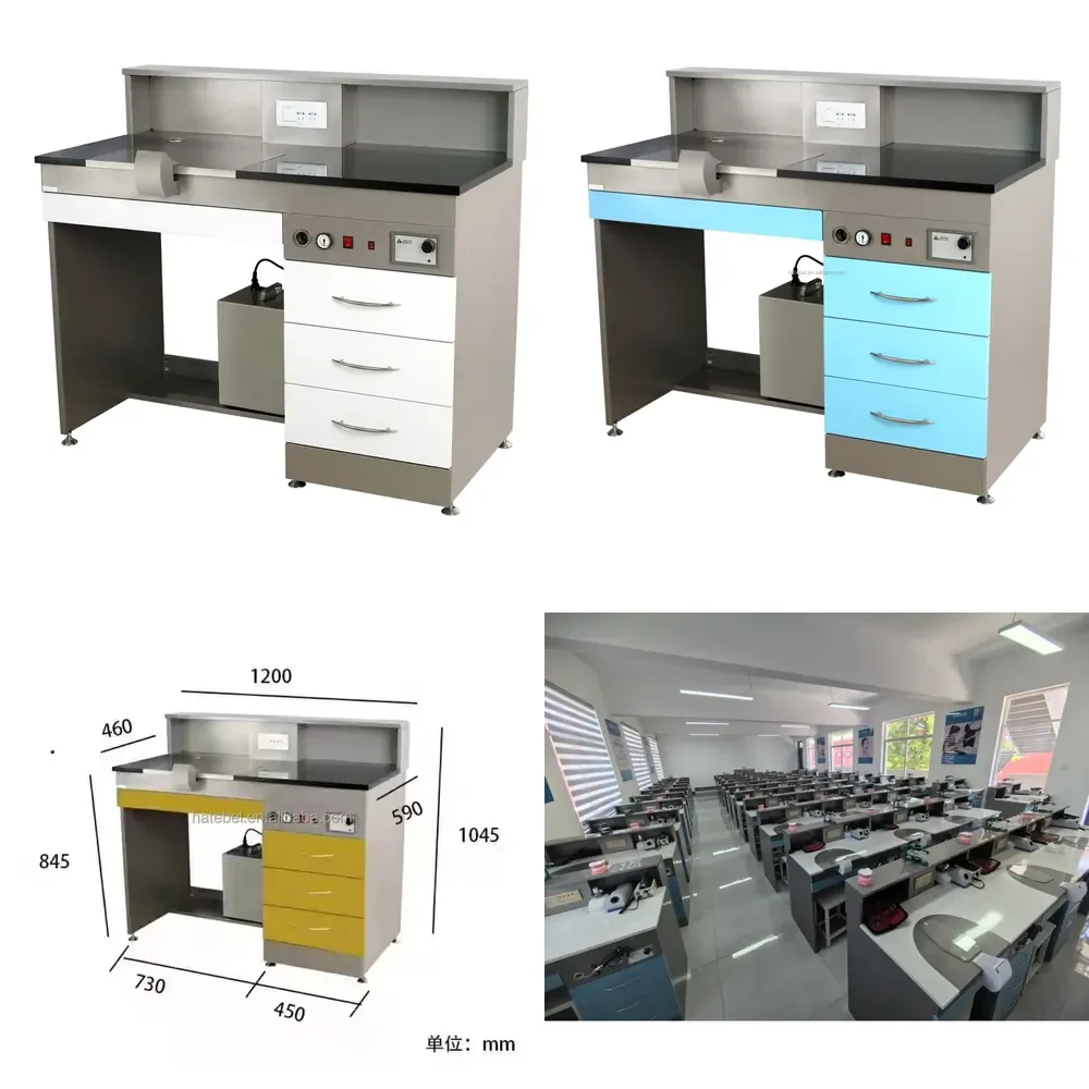 

【2026】 1.2m Lab Furniture Multiple Colors Laboratory Bench Single Customizable Lab Workstation
