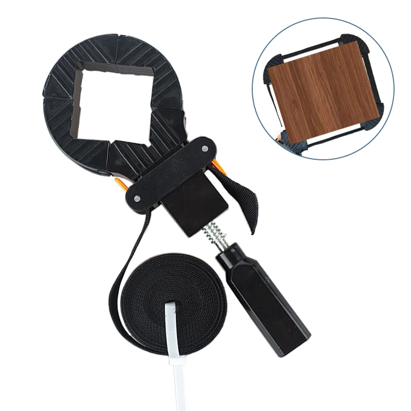 Multifunction Blet Clamp Quick Adjustable Band Clamp Polygonal Clip 90 Degrees Right Angle Frame Clips Woodworking Tools