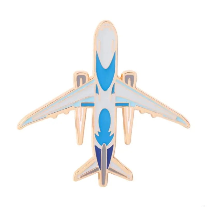 Sturdy Aviation Inspired Pin With 6 Color Variations Lapel Pin For Style Lovers