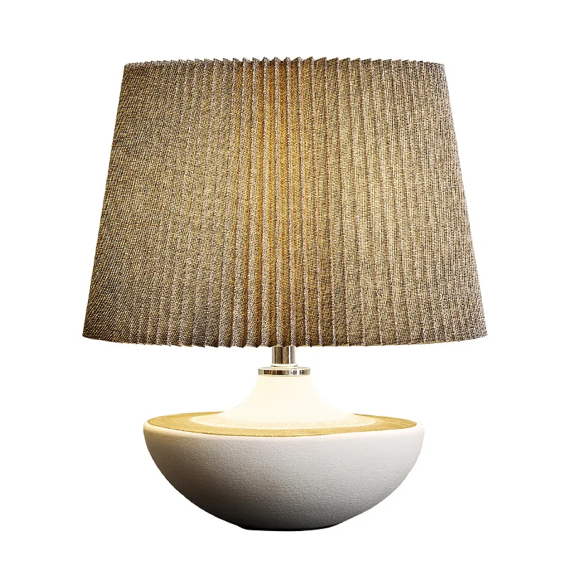 

Керамический горшок, настольная лампа ваби-саби, новый китайский стиль, украшение для гостиной, кабинета, дизайнер для проживания в семье, ретро, простая спальня