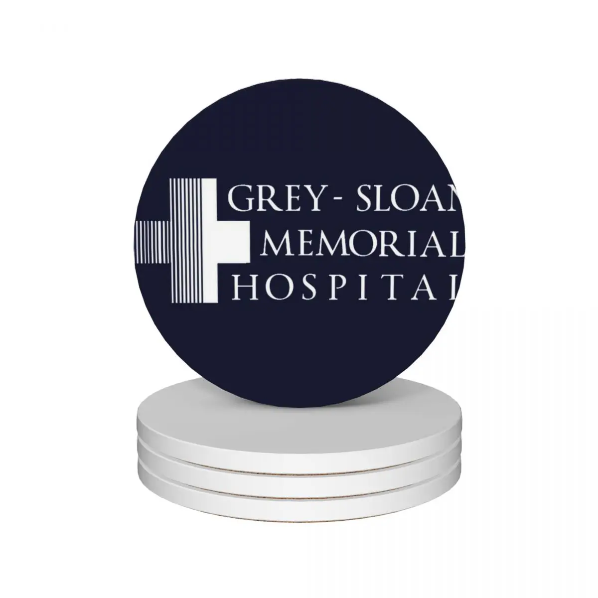 

Grey-Sloan Memorial Hospital Ceramic Coasters (Set of 4) household utensils kitchen original cute set Coasters