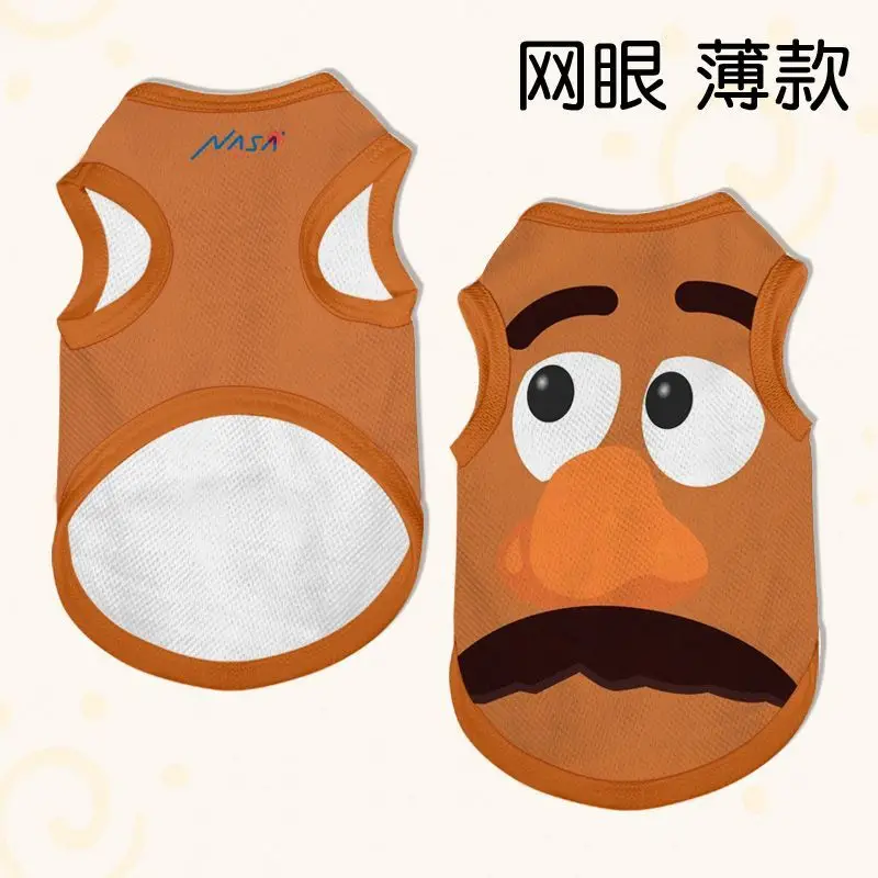 Disney Woody Toy Story Kawaii ropa para mascotas Buzz Lightyear Aliens Linda decoración para mascotas adecuada para perros grandes, medianos y pequeños
