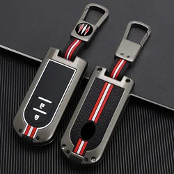 Zinc Alloy Car Key Case For Toyota Rush Daihatsu Tanto LA600S LA800S LA610S Perodua Key Chain Accessories