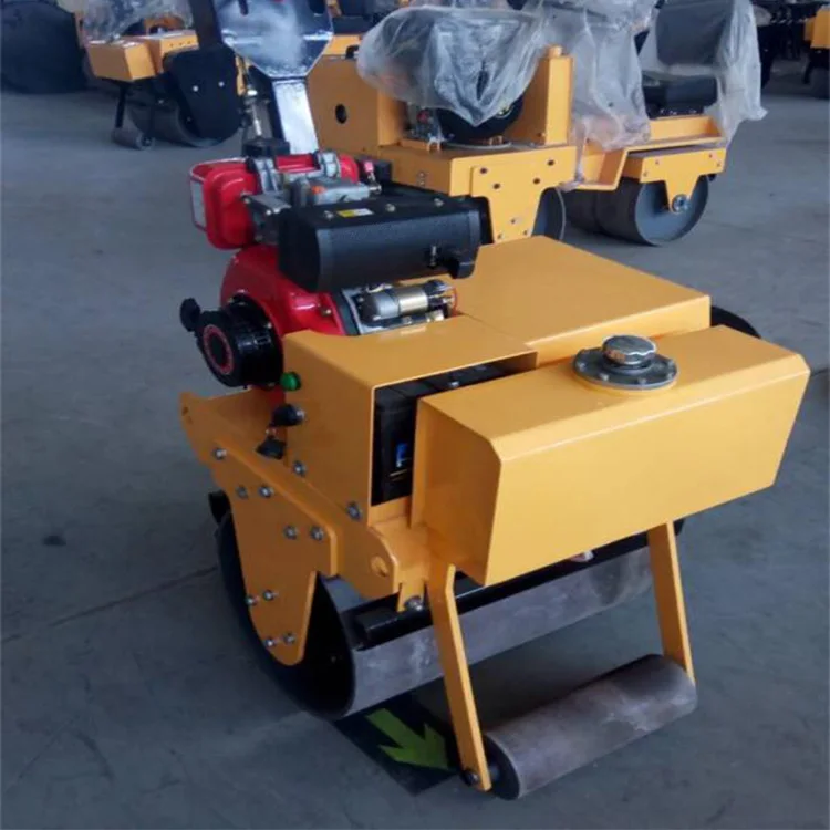 Machinery Single Drum Road Compactor Walk Behind Vibrating Road Roller Machine for Sale