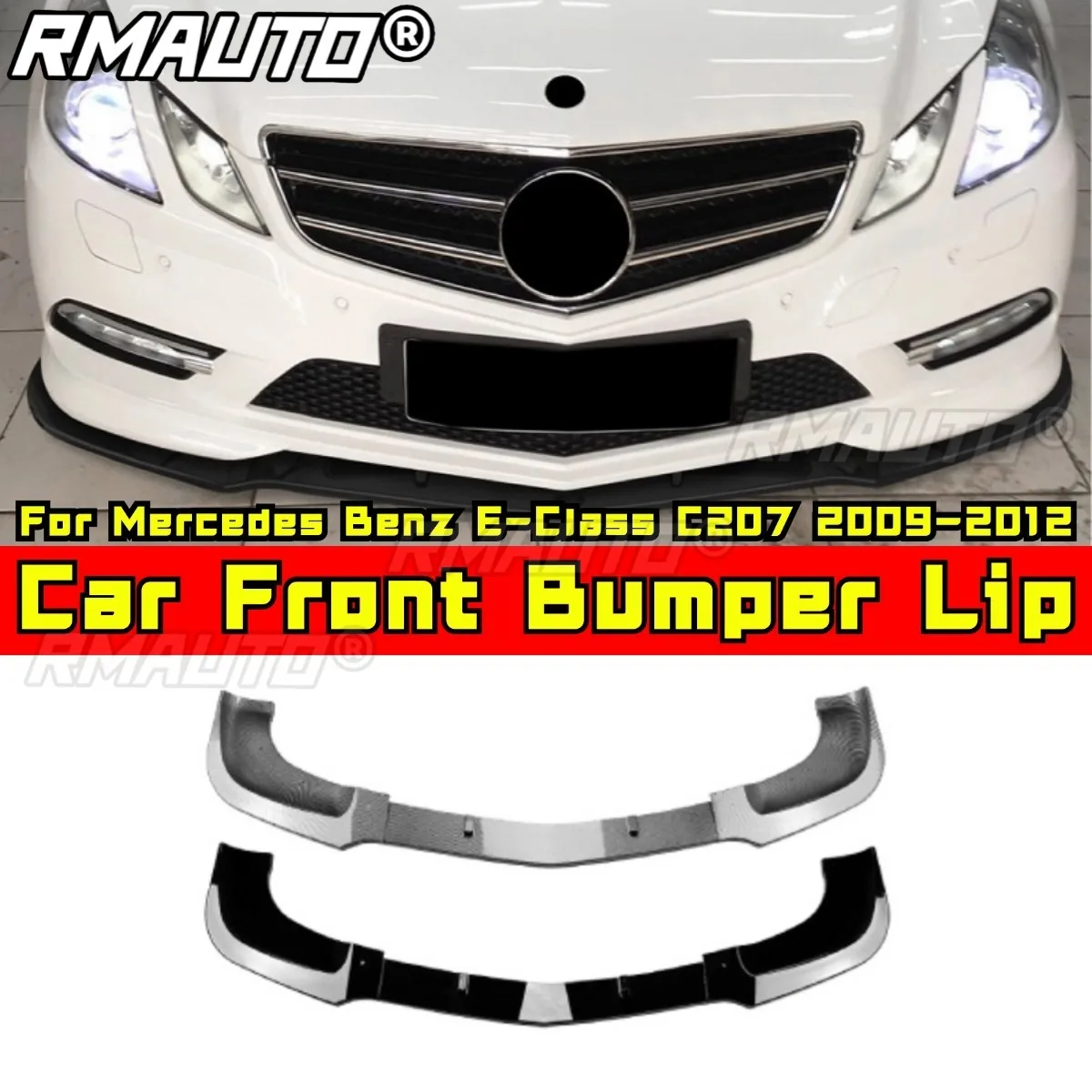 

Передний бампер автомобиля, разделитель губ, диффузор, спойлер, комплект кузова для Mercedes Benz E-Class Coupe C207 AMG Line 2009-2012, автомобильные аксессуары