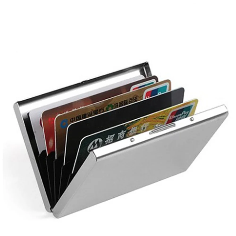 

2017 New Refinement Men Women 's Busssiness Card stock Grind arenaceous 304 Stainless Steel Customized with your logo printed