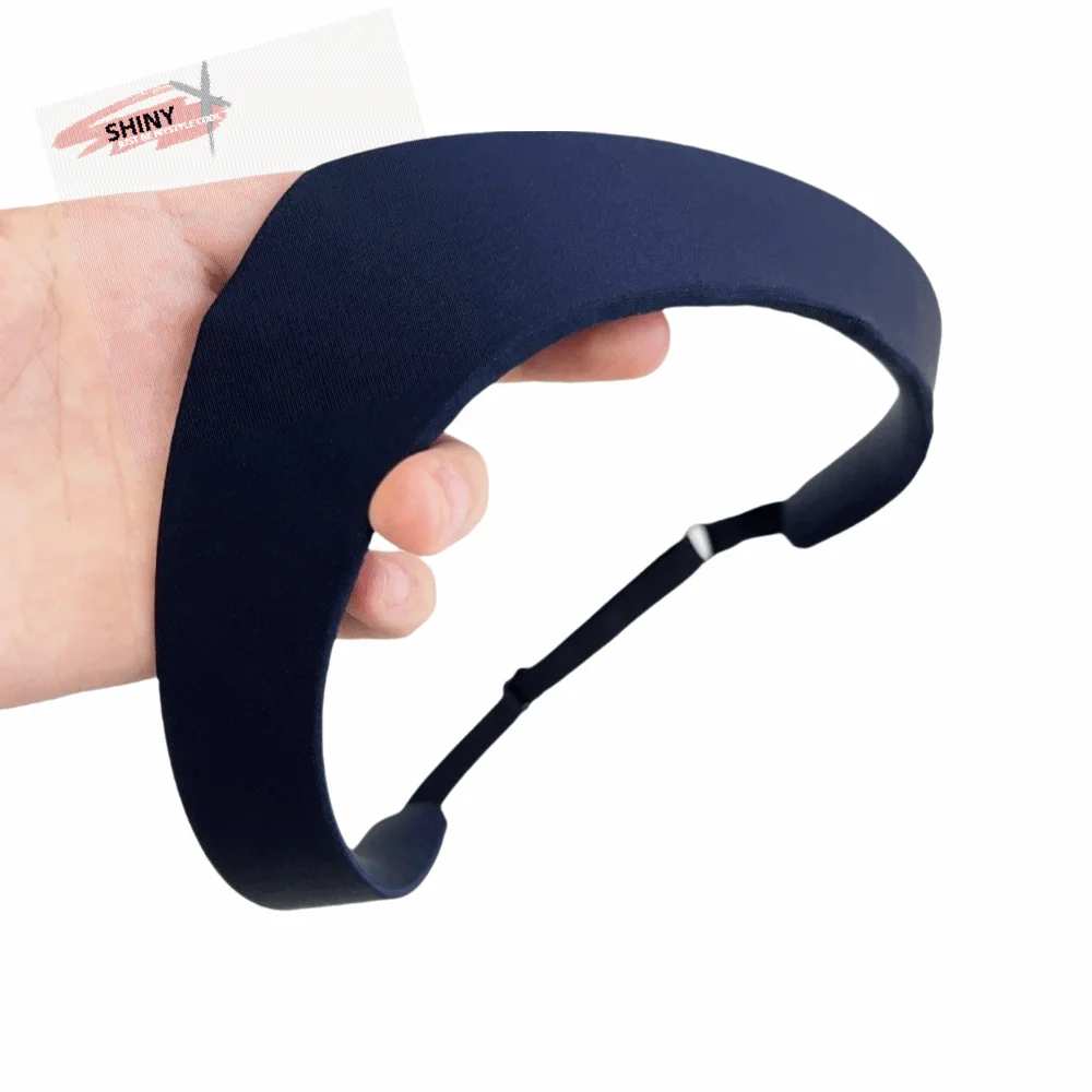 

Эластичная повязка для волос в корейском стиле, мягкая, ретро, нескользящая, с подкладкой, широкая, однотонная, винтажная, повседневная, для женщин