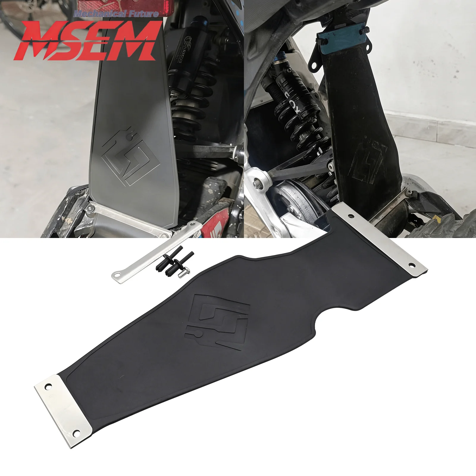 

For Sur Ron Surron Light Bee X & S For Segway X260 X160 Electric Motocross Bike Rear Shock Absorption Mud Mudguard Splash Para