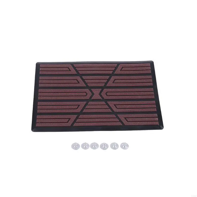 15x23cm Car Floor Carpet Mat Patch Foot Heel Plate Pedal Pad Durable PVC Cushion Automotive Floor Mats New