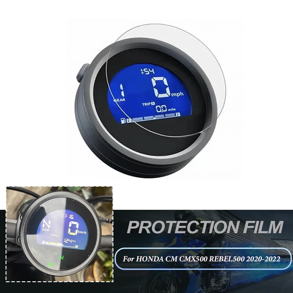 

Motorcycle Dashboard Screen Honda CMX500 CMX300 CM500 CM300 CMX CM Rebel 500 300 Rebel 500 2020-2022 Scratch Protection Film