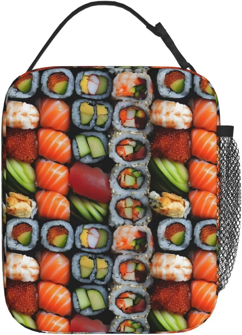حقيبة غداء سوشي، حقائب يد من البوليستر، حقيبة غداء محمولة، هدايا ديكور للعمل #3