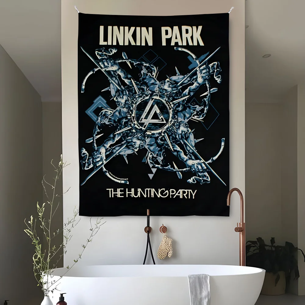 

L-Linkin Park Band Rock Roll Tapestry Perfect For Home&Living Bedroom Decor Wall Art Backdrop Banner