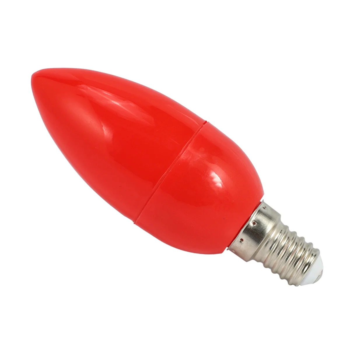 8X LED Candle Light Candle Light Bulbs Red Fortune Lamp God Lights Energy Saving Candle Lights,E14