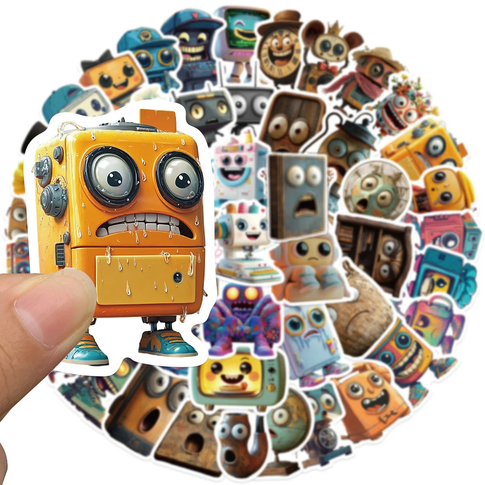 

10/30/50pcs Retro Cute Small Tool Graffiti Stickers Funny Cartoon Decals DIY Laptop Phone Luggage Creative Sticker Decoration