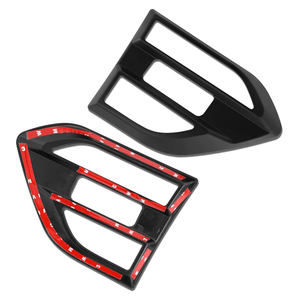 Matzwarte Side Vent Cover Trim Voor Ford Ranger 2015-2022 PX2 PX3 T6 T7 T8 XLT XL XLS Wildtrak LIMITED SPORT Voor Ford Everest