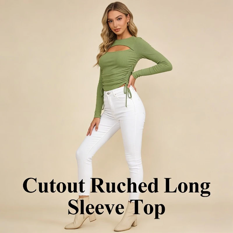 

Women's Long Sleeve Yoga Top Knit Fitness Shirt Drawstring Workout Sweater Autumn Winter Outdoor Sports Casual 2026 New