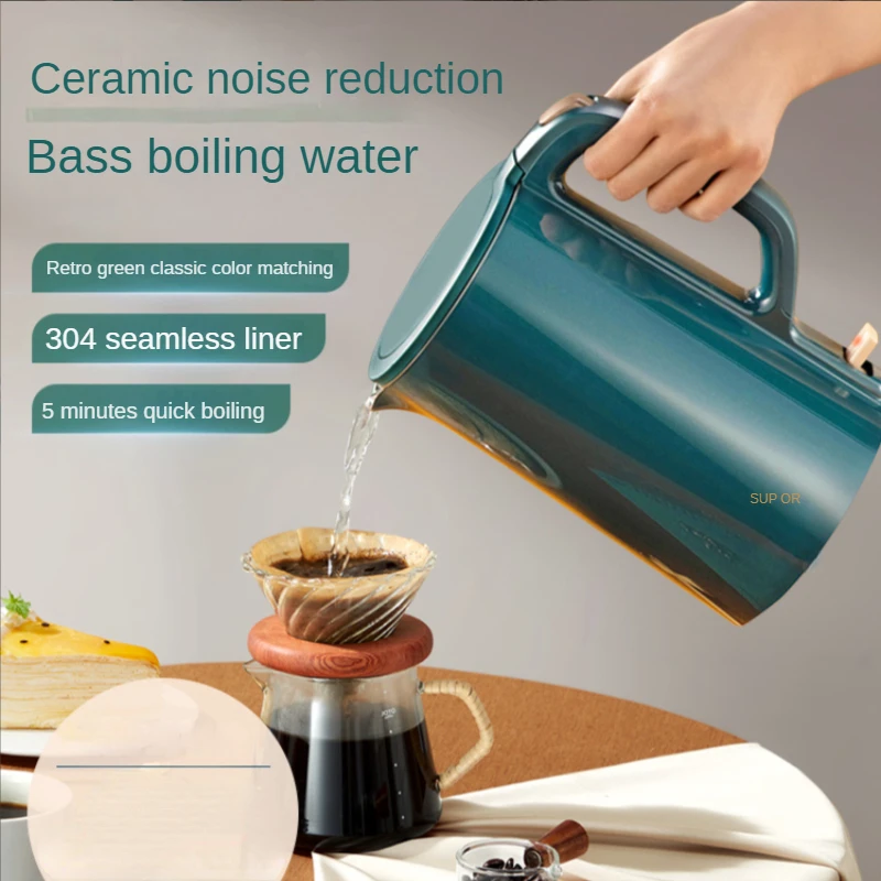 

Electric kettle household boiling water stainless steel automatic anti-dry small tea open kitchen appliances