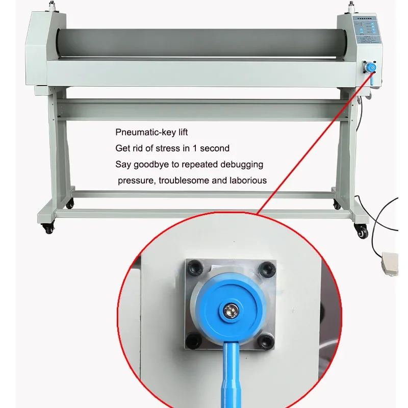 YP-1300 laminatore pneumatico elettrico a doppio uso grafico pannello pubblicitario vetro laminazione carta foto laminazione a freddo macchina