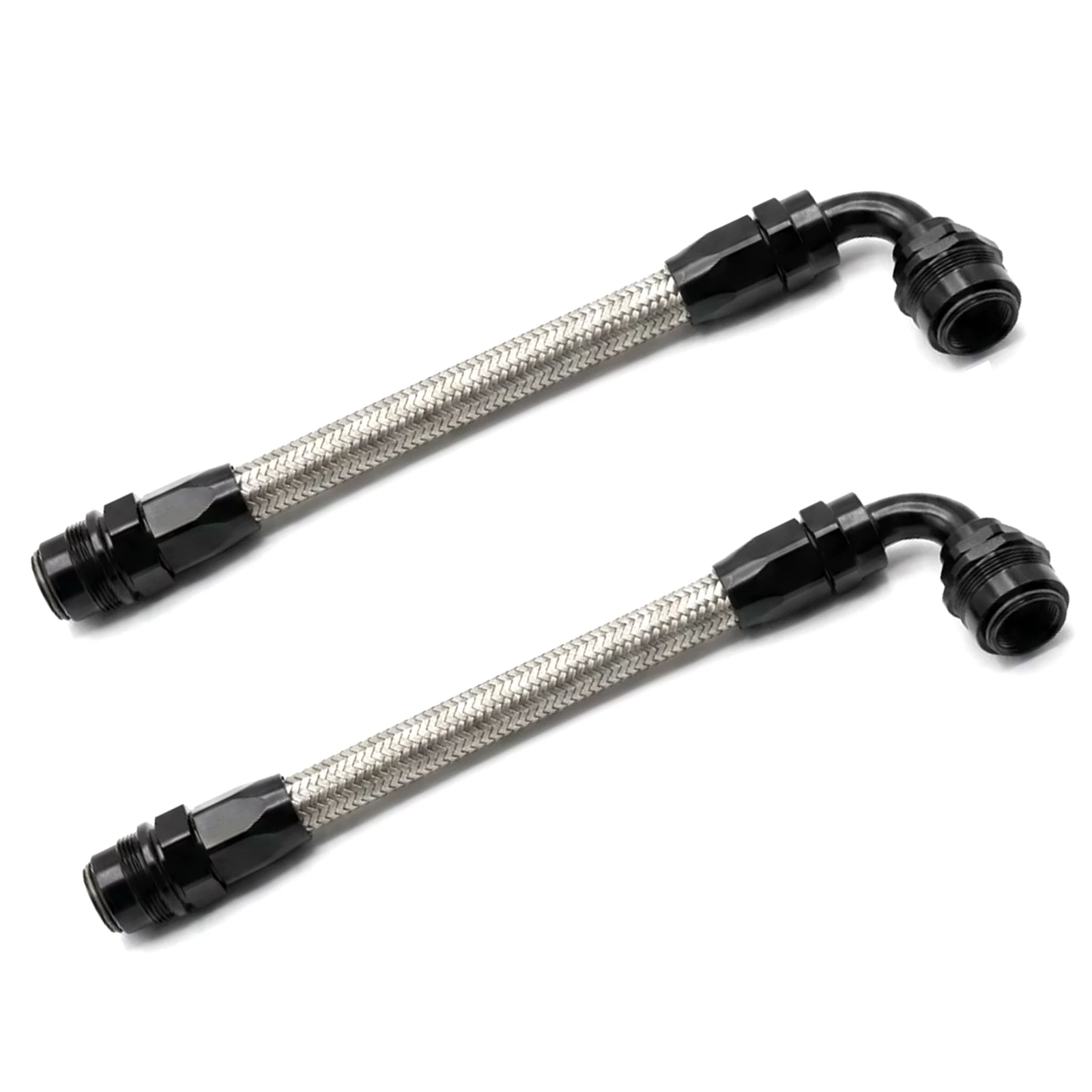 Costom Quick Release Fitting Pipe Assembly AN6 AN8 AN10 AN12 Installed Line Set 0°+90° Fuel Line Adapter Auto Engine Cooling