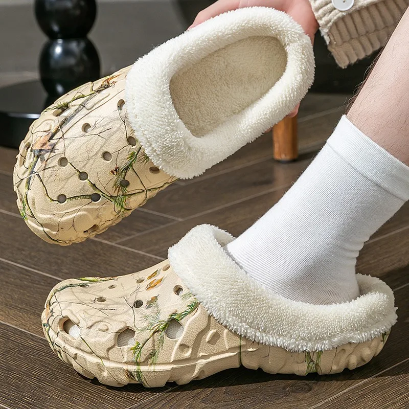 

2025 Winter New Style Cotton Slippers for Couples with Soft Fleece Inner Liner and EVA Sole - Warm and Comfortable,