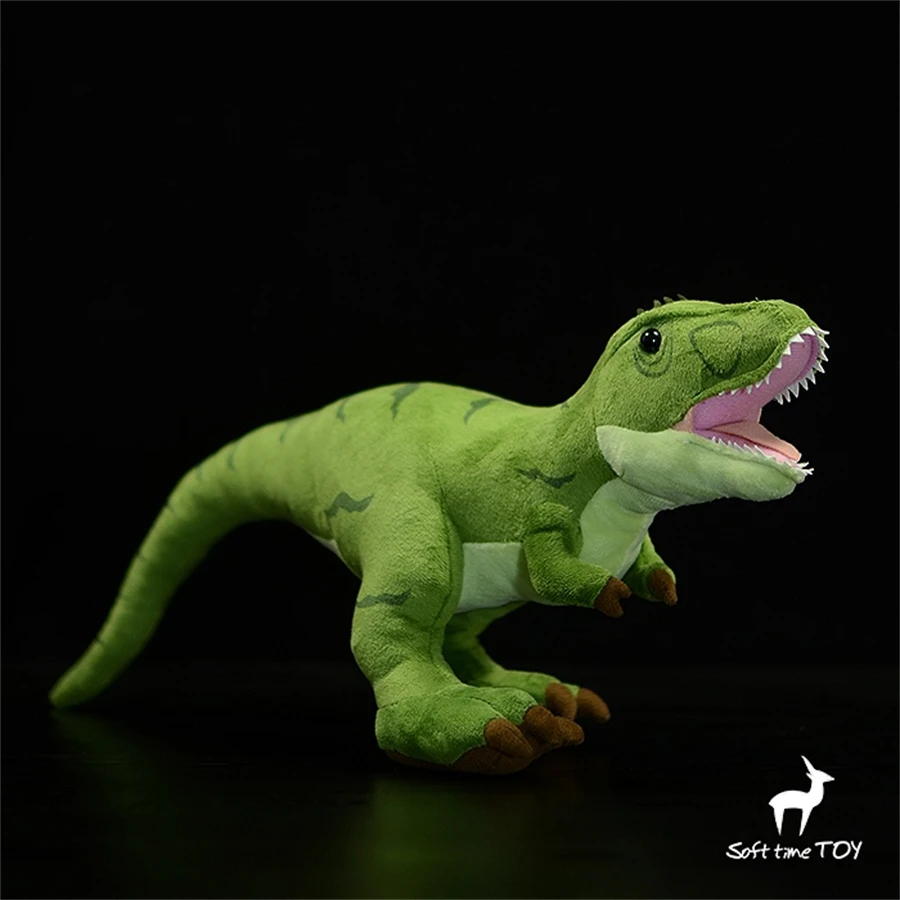 

T-Rex High Fidelity Anime Cute Jurassic Plushie Dinosaur Plush Toys Lifelike Animals Simulation Stuffed Doll Kawai Toy Gifts