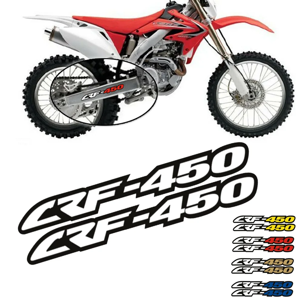 

Motorcycle Swingarm Sticker Rotating Shaft Swing Arm Protection Decals Waterproof For HONDA CRF 450L/R/R-S/RL/RWE/X/RX 2001-2021