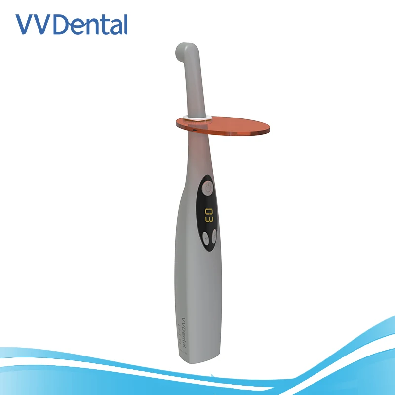 Dental Products Wireless 3S LED Curing Light Orthodontic Dental Photopolymerizer with 2200mw/cm² Resin Coagulation Machine