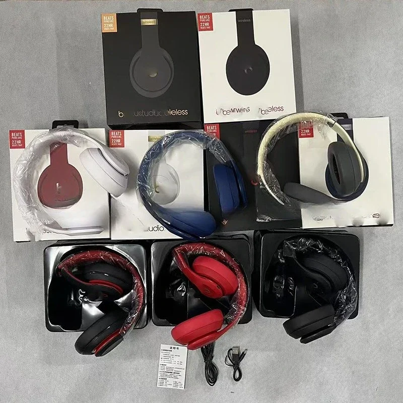 New Head mounted Wireless Bluetooth Studio3 Wireless Recorder 3 Magic Sound B Folding Storage Pop up Universal Earphones