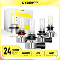 LED Headlight car Bulb H7 H4 Led Bulb H11  9005 HB3 9006 HB4 H7 120W 30000LM H4 6500K White Canbus Led 12V Lights H11 Fog Lamp