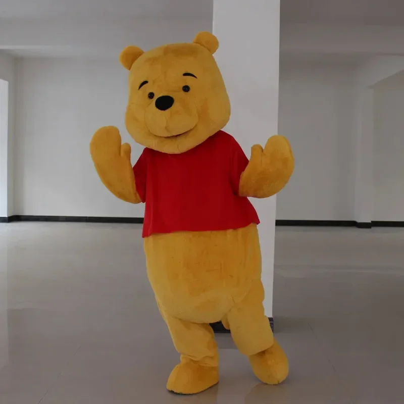 Cosplay Cartoon Character Winnie The Pooh Bear Mascot Costume Advertising Ceremony Fancy Dress Party Animal Carnival Props