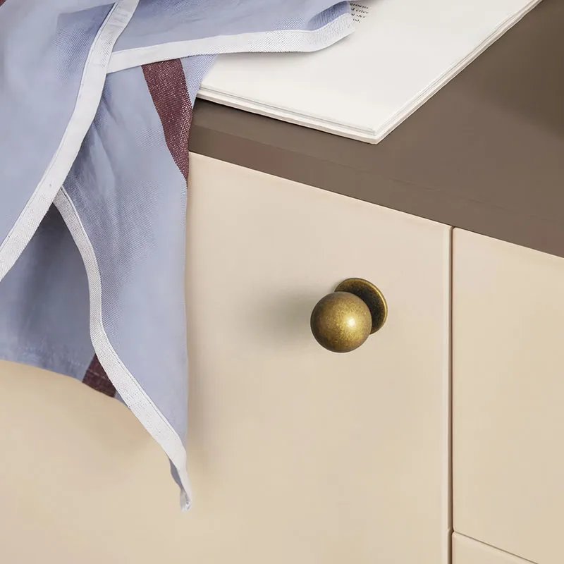 Goo-Ki Kuningan Antik Paduan Seng Pegangan Kabinet Pegangan dan Kenop Furnitur Pintu Dapur Laci Kabinet Di Tarikan Kabinet