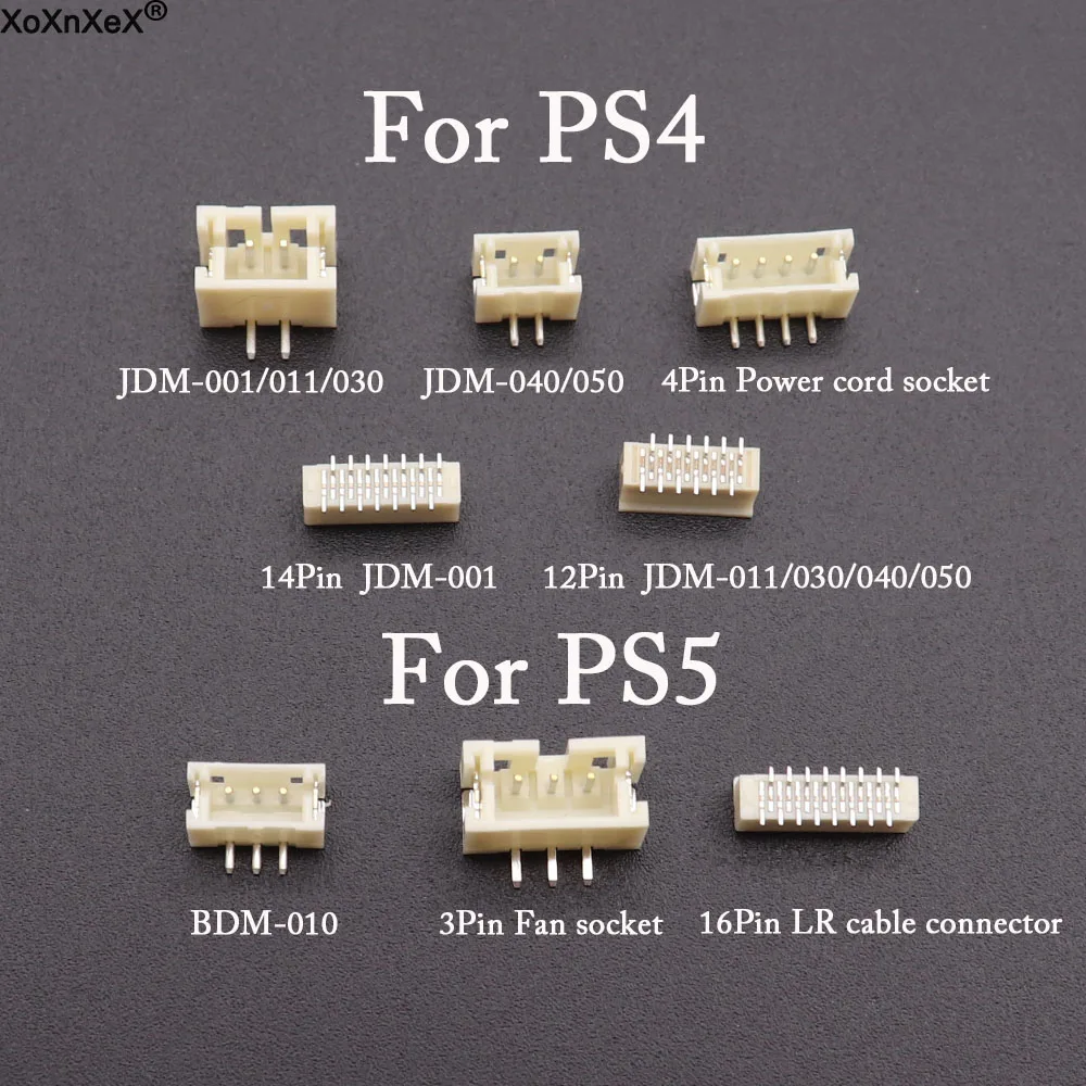 PS4 PS5 핸들 마더보드 충전 배터리 접촉 커넥터, L2 R2 리본 접촉 클립 소켓, BDM-010 JDM-001 011 030 040