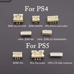 For PS4 PS5 Handle Motherboard Charging Battery Contact Connector / L2 R2 Ribbon Contact Clip Socket BDM-010 JDM-001 011 030 040