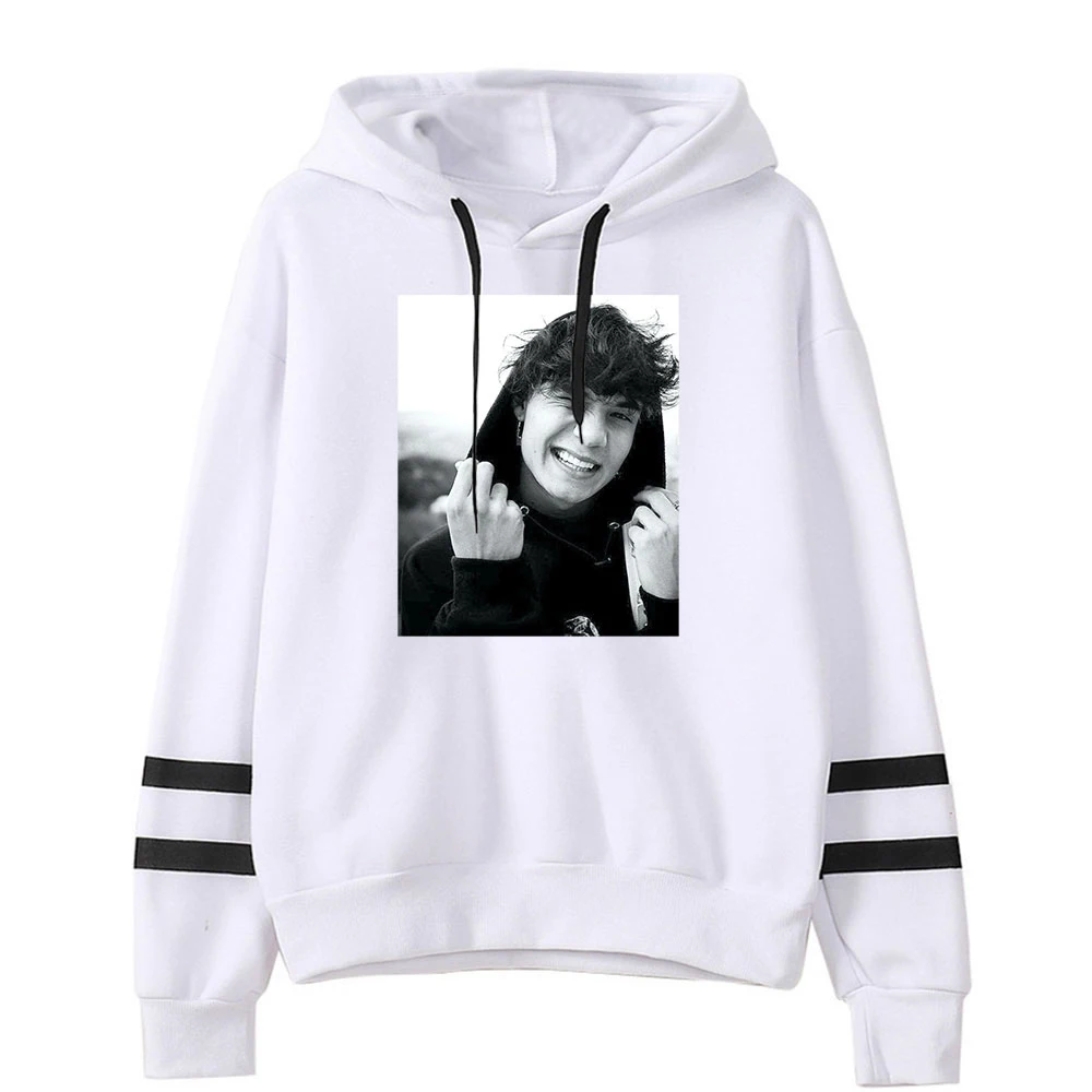 Men's Jaden Hossler Hoodies Custom Printed Women Long Sleeve Hooded Sweatshirts Casual Harajuku Unisex Oversized Jxdn Clothes