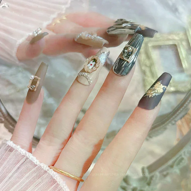 Mini cadre Photo en forme de Silicone, moule à ongles, estampage des ongles, bricolage, conception de Salon de manucure, outil d'art de manucure stéréoscopique