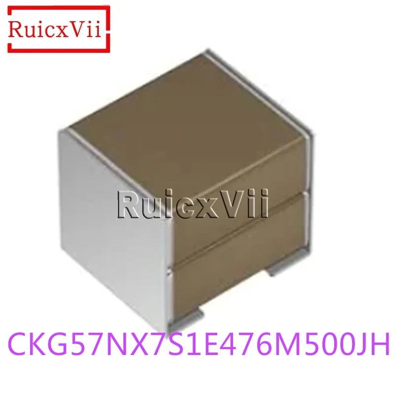 10pcs 2220/5750 25V 47uF X7S 20% Chip Capacitor CKG57NX7S1E476M500JH  MLCC SMD Capacitance