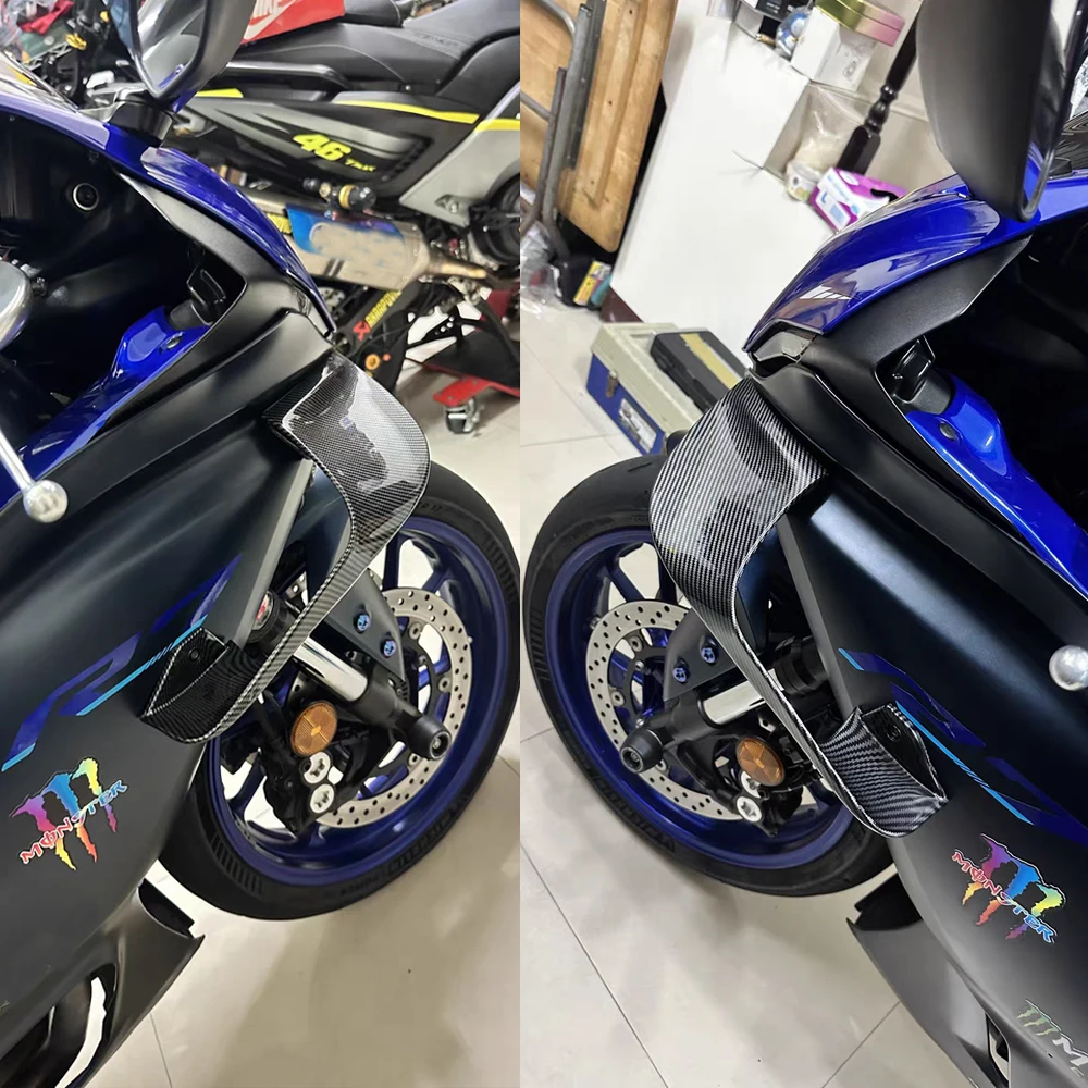 For Yamaha YZF-R7 YZFR7 2021 2022 2023 2024 YZF R7 Winglets Fixed Wing Cover Aerodynamic Wind Spoiler Fairing Motor Accessories
