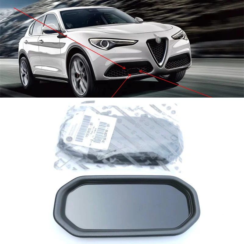 

Front Bumper Grill Radar ACC Cover Sensor Cover For Alfa Romeo Stelvio 200 280 2018-2023 Part Number 6MY6 4UDM AA 0156126159-001