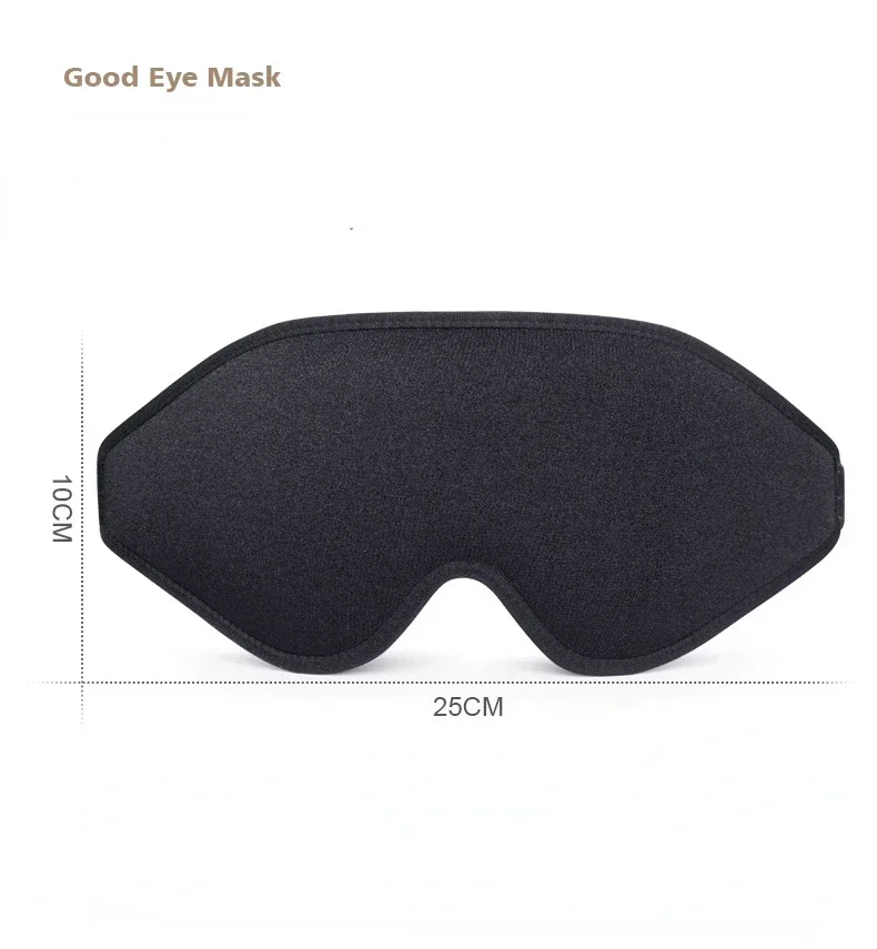 3D Sleep Mask Blindfold Sleeping Aid Eyepatch Eye Cover Sleep Patches Eyeshade Breathable Face Mask Eyemask Health Care for Rest