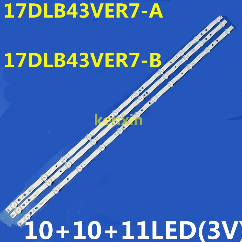 

LED Backlight Strip For E Denwood ED43CO1UHD-VE E43UHDHDRS3Q JVC LT-43VU3900 LT-43C890B TX-43HX580B 43U2063DB 43HAK6150U