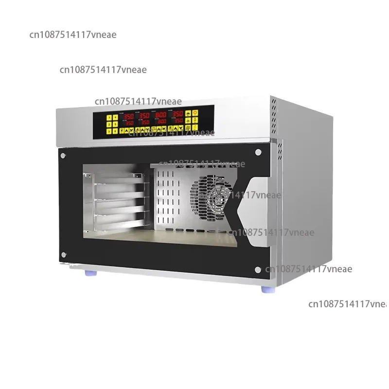 Convection Counter Oven 60L High Power Air Flow Baking Tech for Home Bread Baking Business 4 layers 4 pallets 3500W