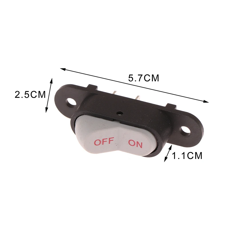 5Pcs Home Start Switches 2 Pin Light ON/OFF Boat Button Switch 250V 6A AC AMP 125V 10A Electric Wok Rice Cooker