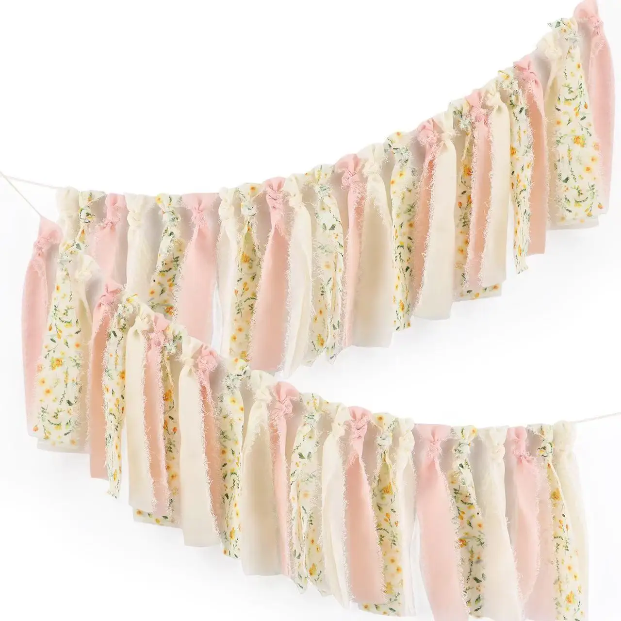 1 Rolle 5m*4cm Ausgefranstes Satinband mit handbedruckten Blumen aus Chiffon-Seide für Hochzeitssträuße, Geburtstagsfeiern und DIY-Dekorationen – Detail 8