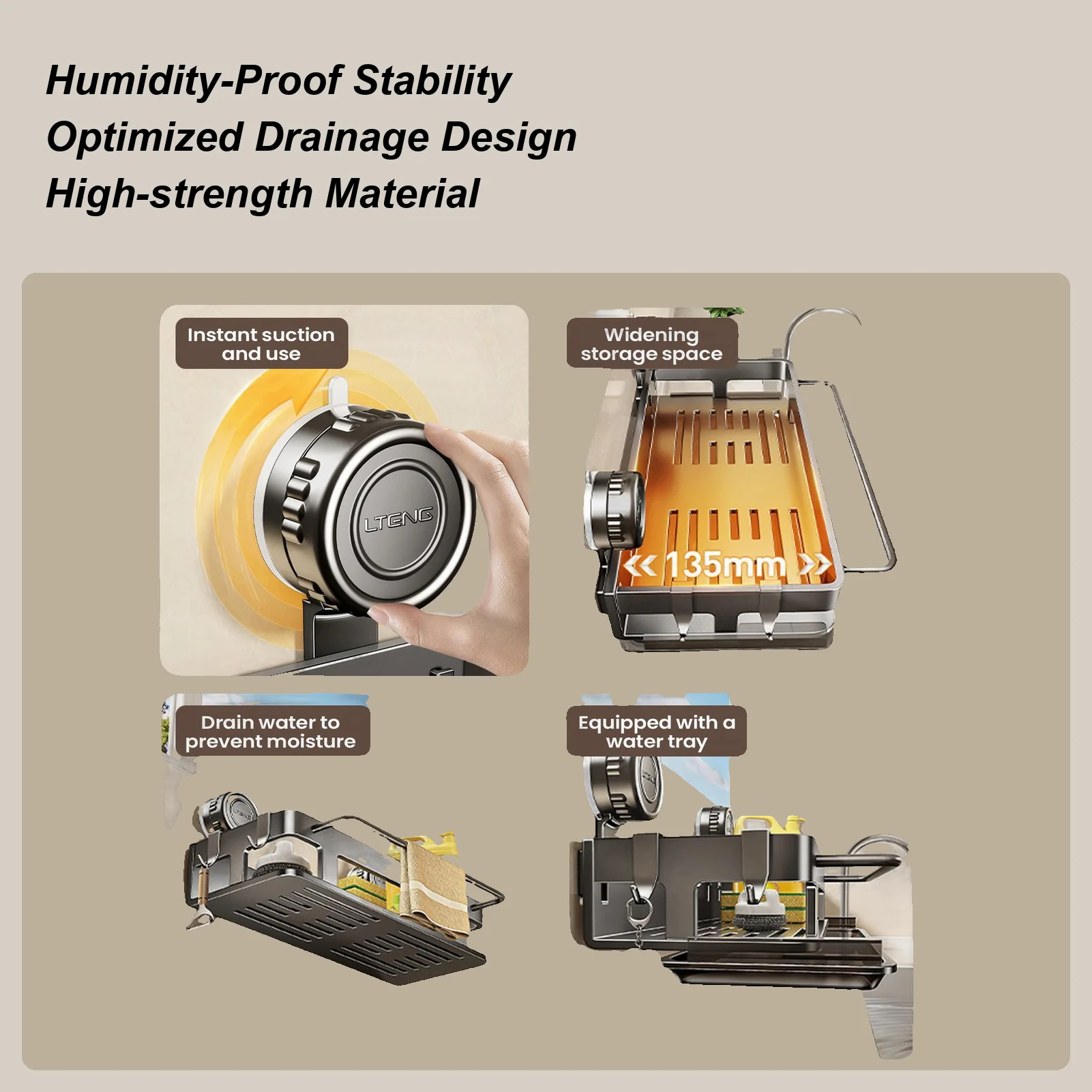

Органайзер для душа, органайзер на присоске без перфорации для душа, стойка для ванной комнаты без дырокола, чашка для мыла, настенная ванная комната, квартира
