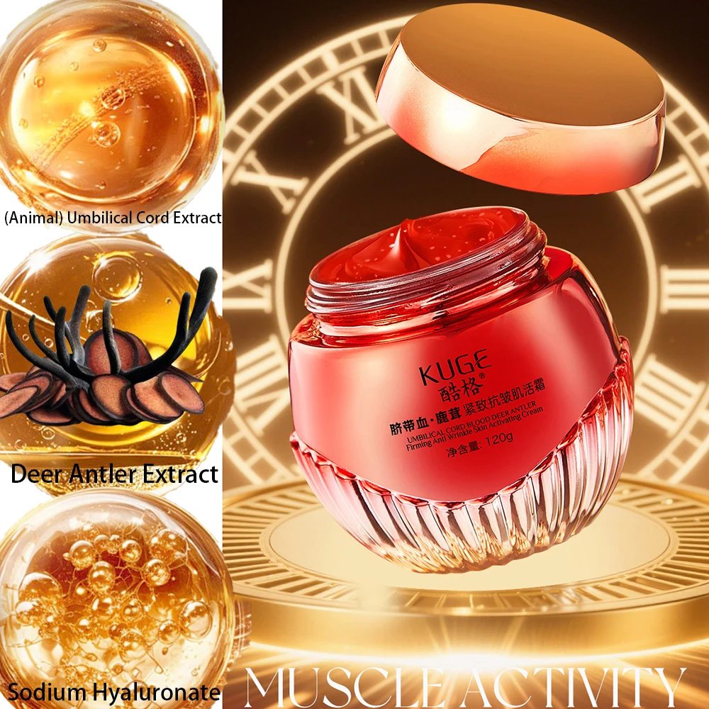 

Umbilical Cord Deer Antler Skin Rejuvenation Cream Moisturizing Oil Control Beauty Improve Dry Rough Face Cream Korean Skincare