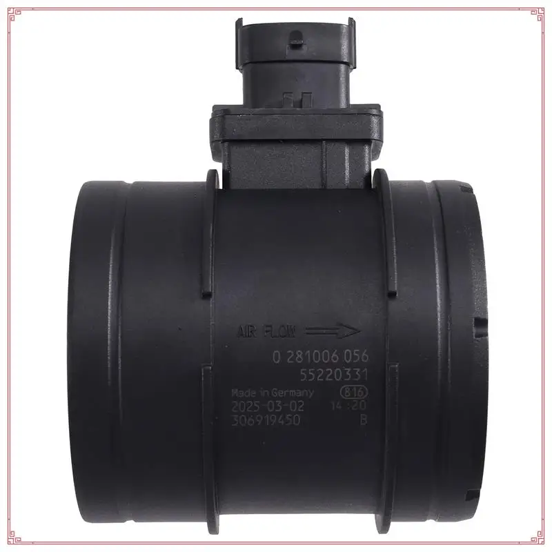 Sensor de fluxo de ar maciço 0281006056 para carro Fiat Ducato Iveco Daily 2006-2025 55220331