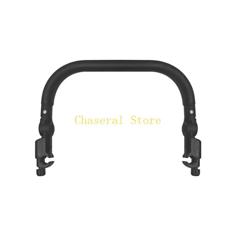 

E7CE Soft PU Leather Strollers Armrest Bumper Universal Handle Handrail Detachable Rod for Infant Carriage Protections