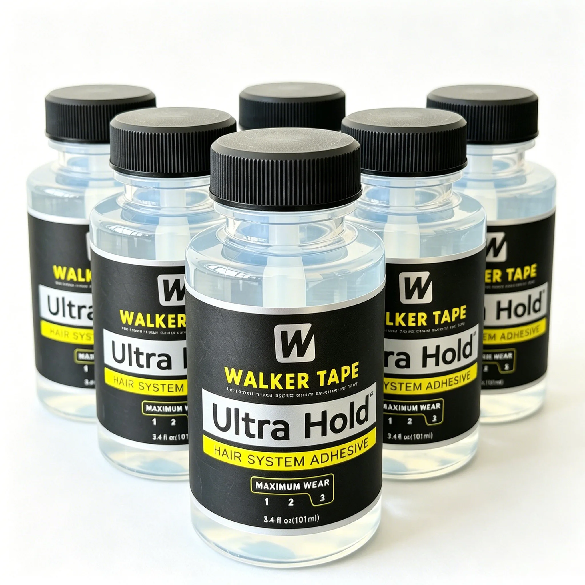 

Wholesale Walker Tape Ultra Hold Lace Wig Glue Waterproof Transparent Lace Adhesive for Hair Replacement Brush-on Glue