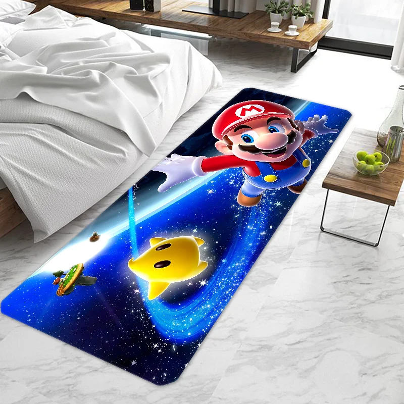 

Game Super Marios Bros Door Mat Entrance Doormat Non-slip Washable Kitchen Carpet Living Room Hallway Rugs Bathroom Bath