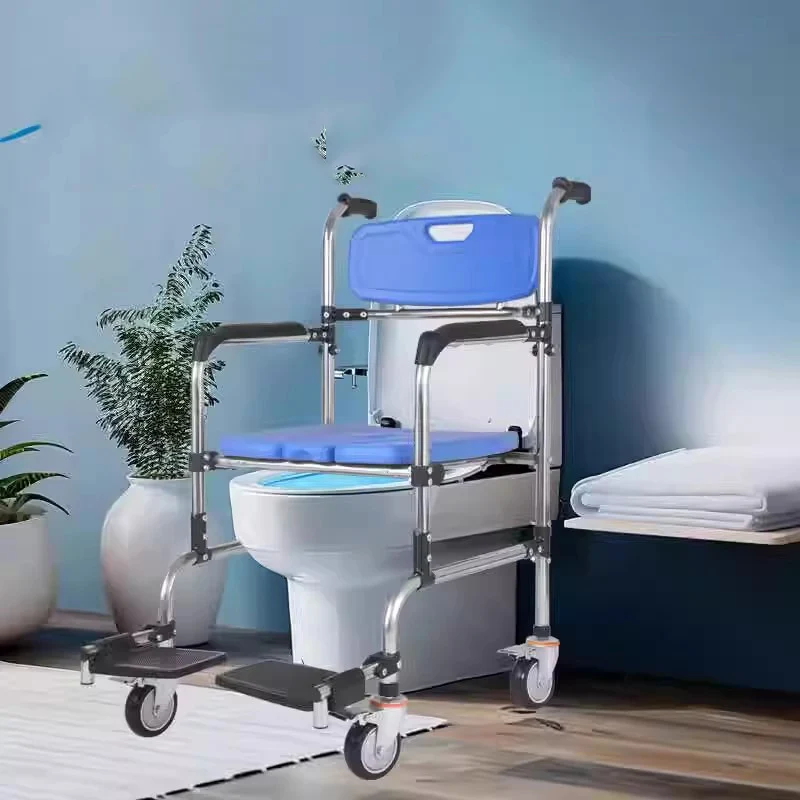 Elderly Shower Bathroom Chair Minder Step Vanity Wheels Stool Folding Accessories Portable Tourist Cabeceros Home Furniture